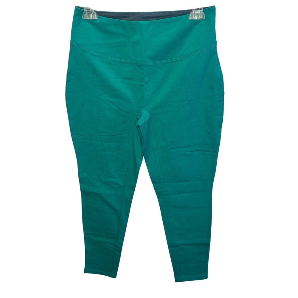 Women with Control Womens Green Leggings Tummy Control Blu-Tec Small NEW